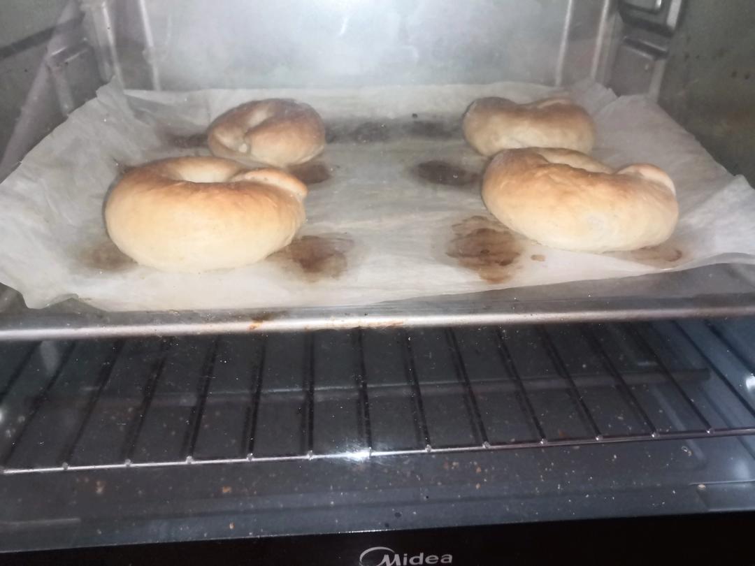 奶盐贝果｜无油低糖