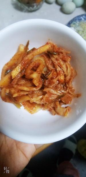 【素食】韩式泡菜汤-拌饭的做法 步骤1