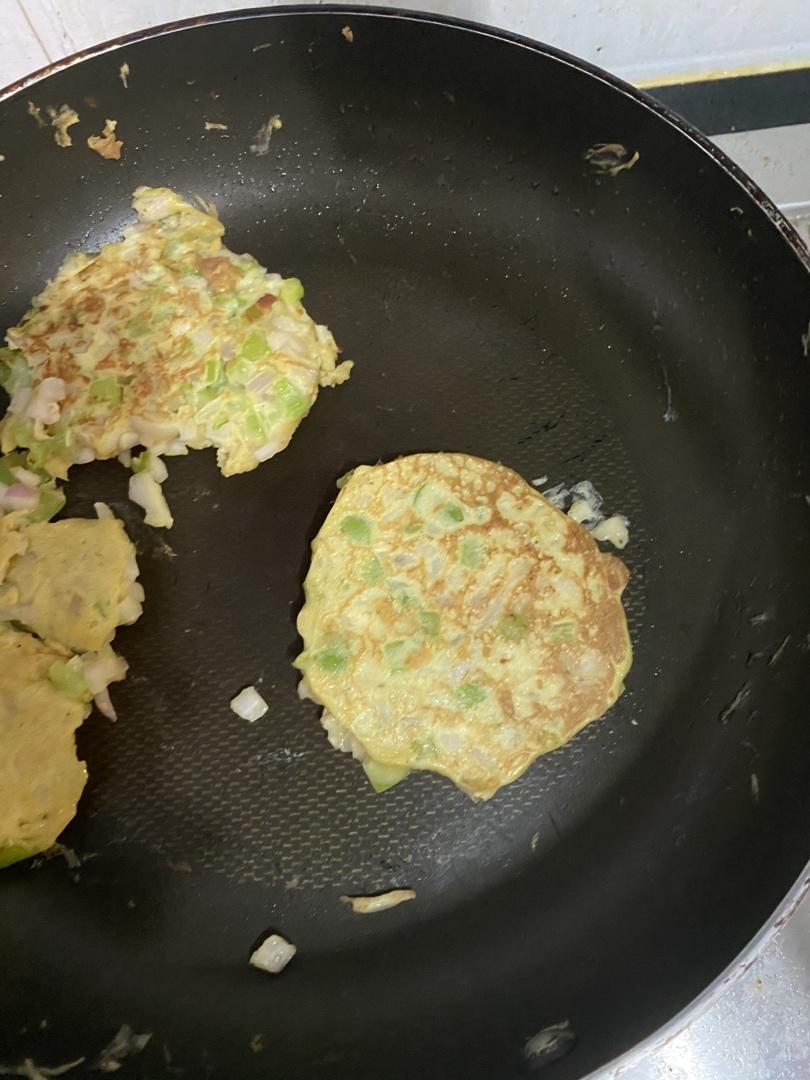 减肥食谱—青椒洋葱饼