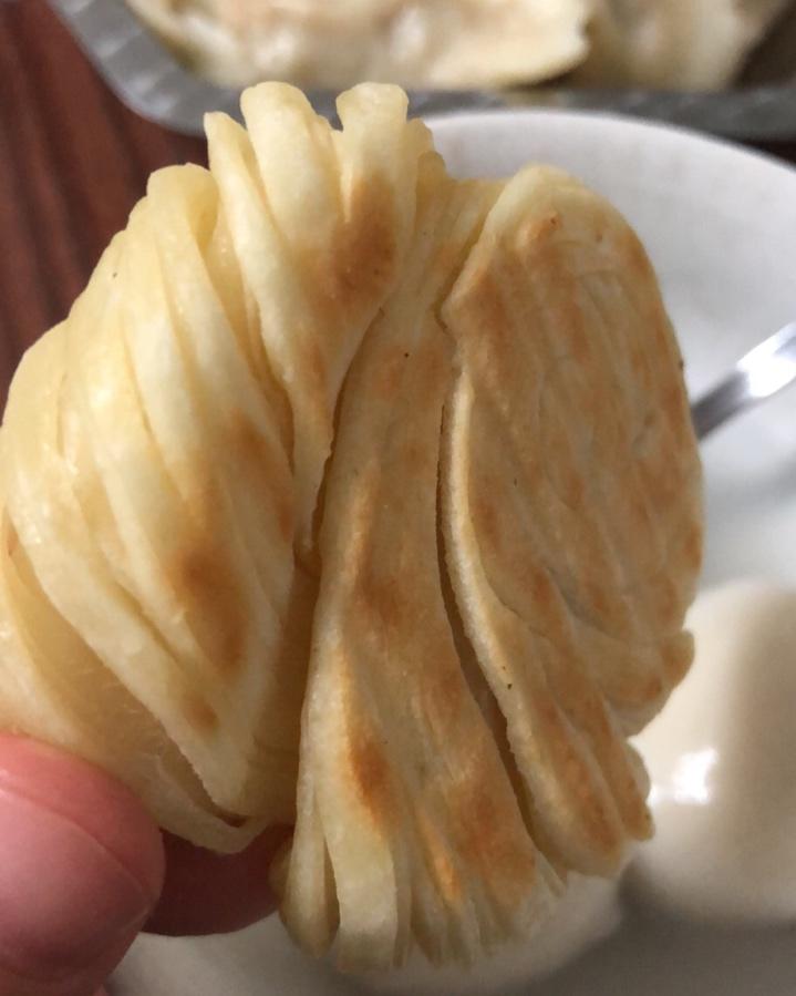 快手懒人版葱油饼❗️㊙️简单易做❗️超级酥脆❗️