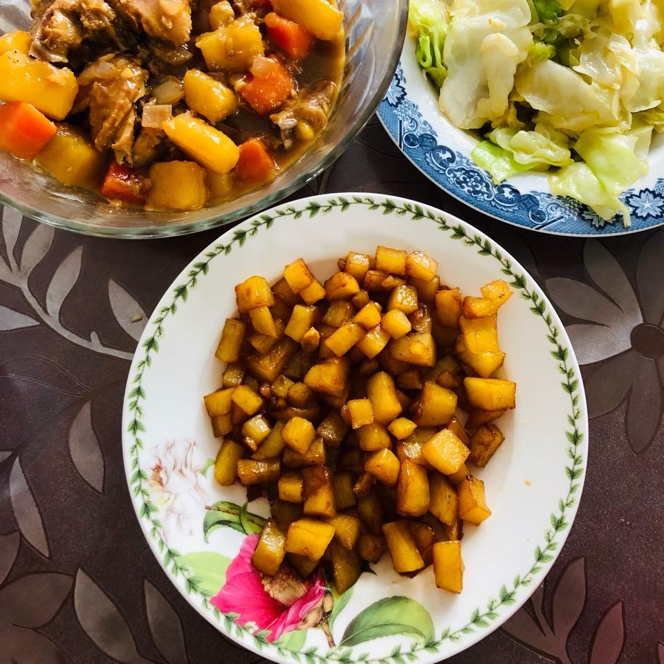 超快手色香味俱全的红烧土豆块