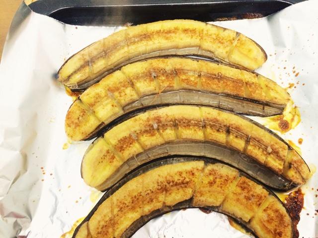 冬日快手甜品：烤香蕉的做法