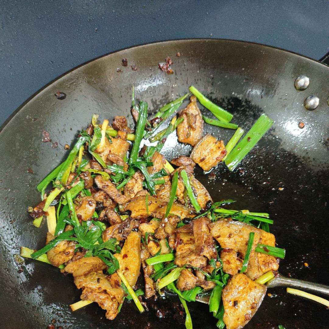 蒜苗回锅肉——经典川菜