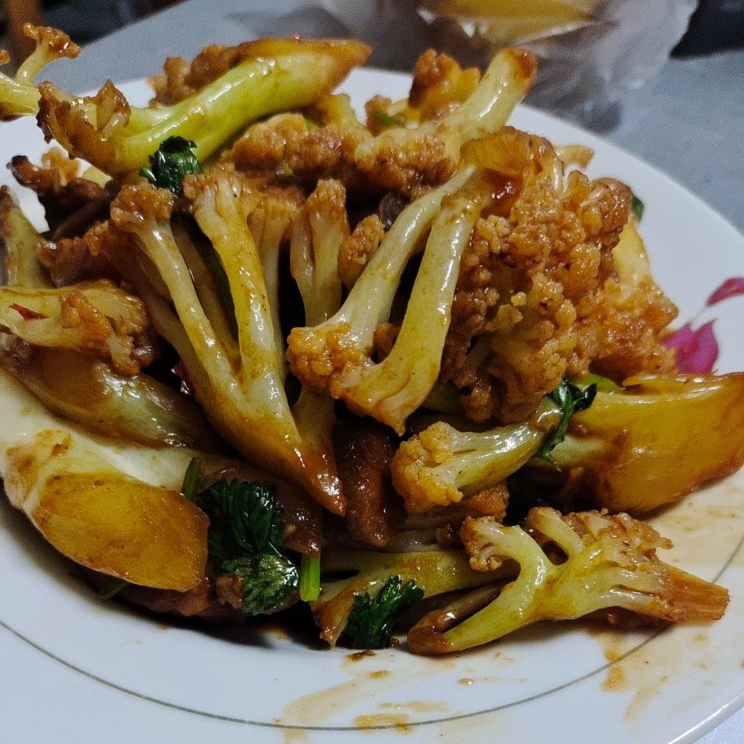 干锅有机花菜