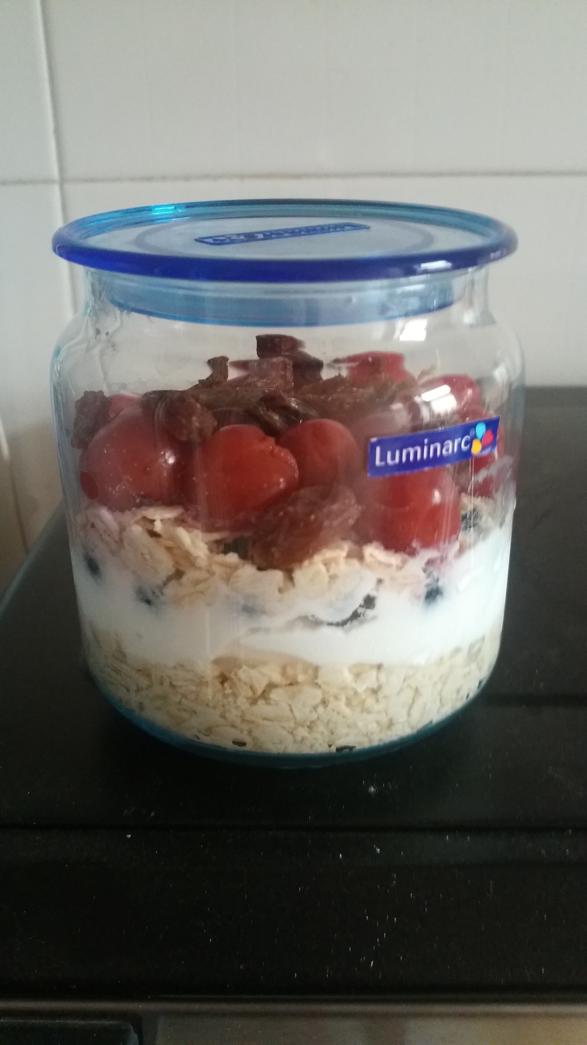 #懒人早餐#蔬果麦片罐子