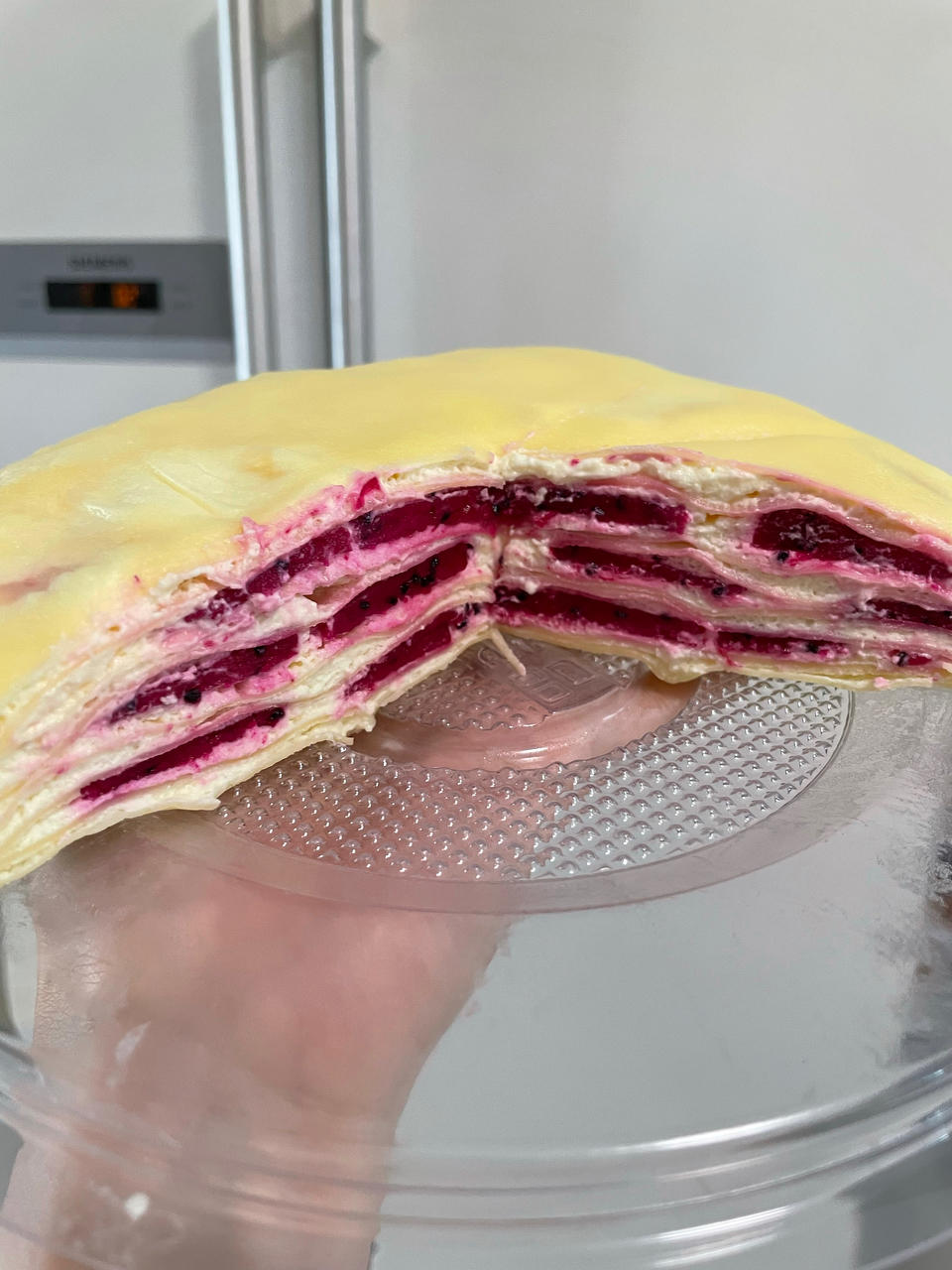 🥭草莓芒果千层蛋糕