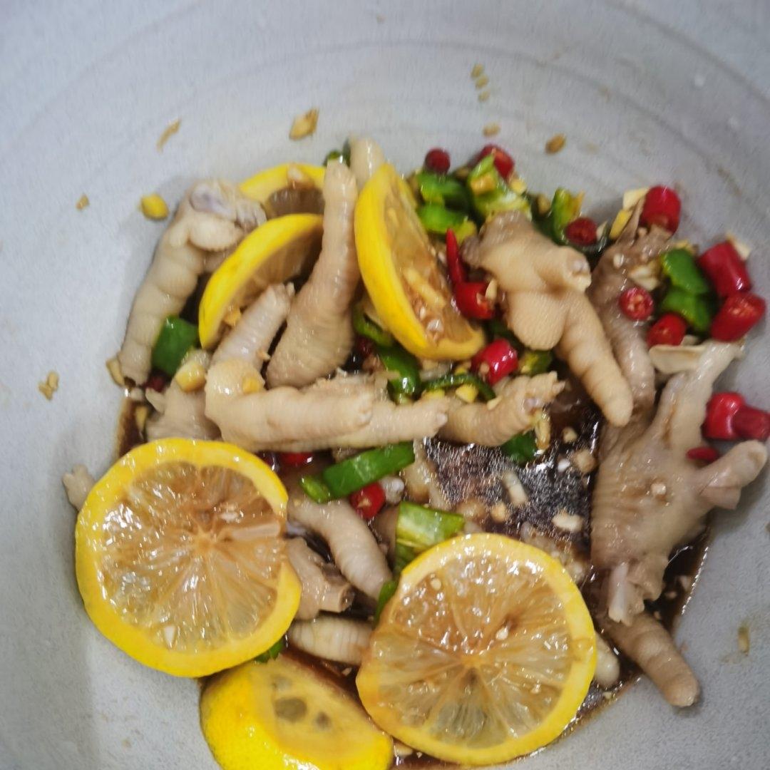 【柠檬酸辣鸡爪】自制超级无敌美味的网红鸡爪