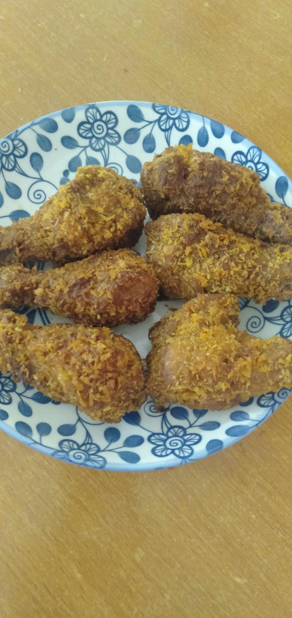 面包糠炸鸡腿（可以和肯德基相媲美的炸鸡腿）