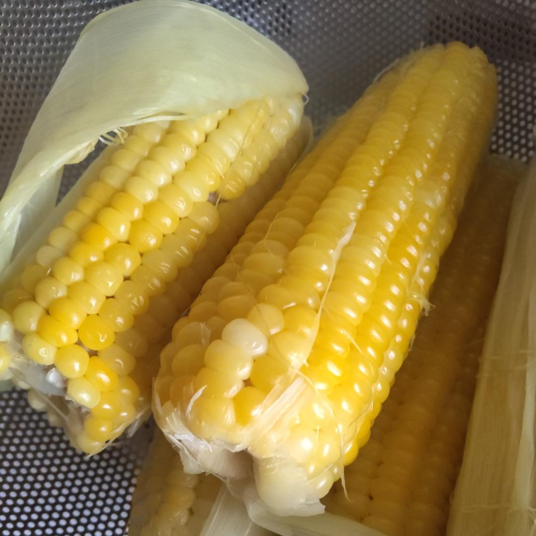 清煮甜玉米