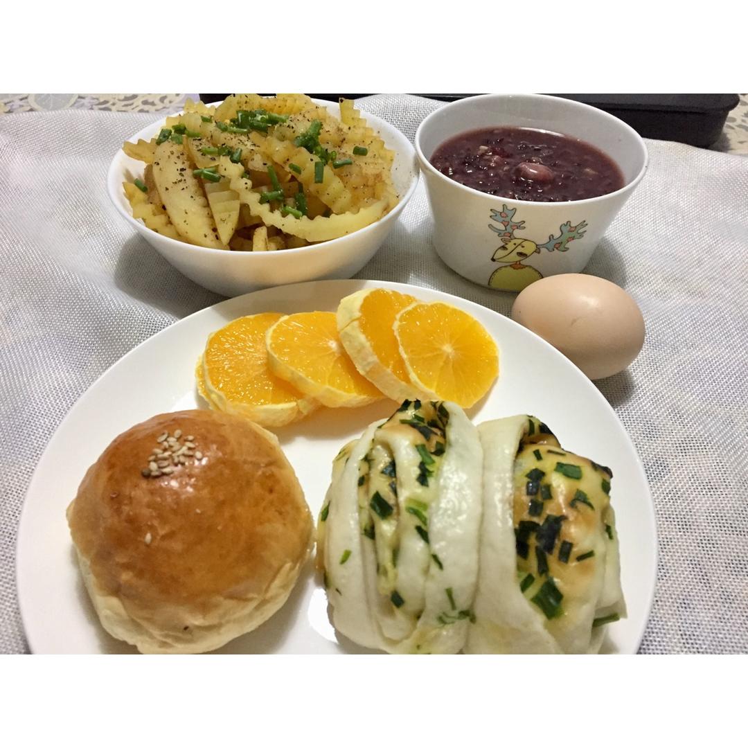 美食美客77做的我家的早餐