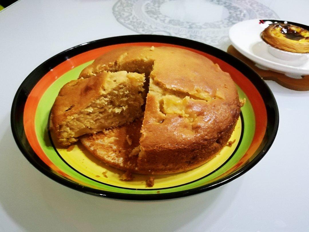 焦糖苹果磅蛋糕