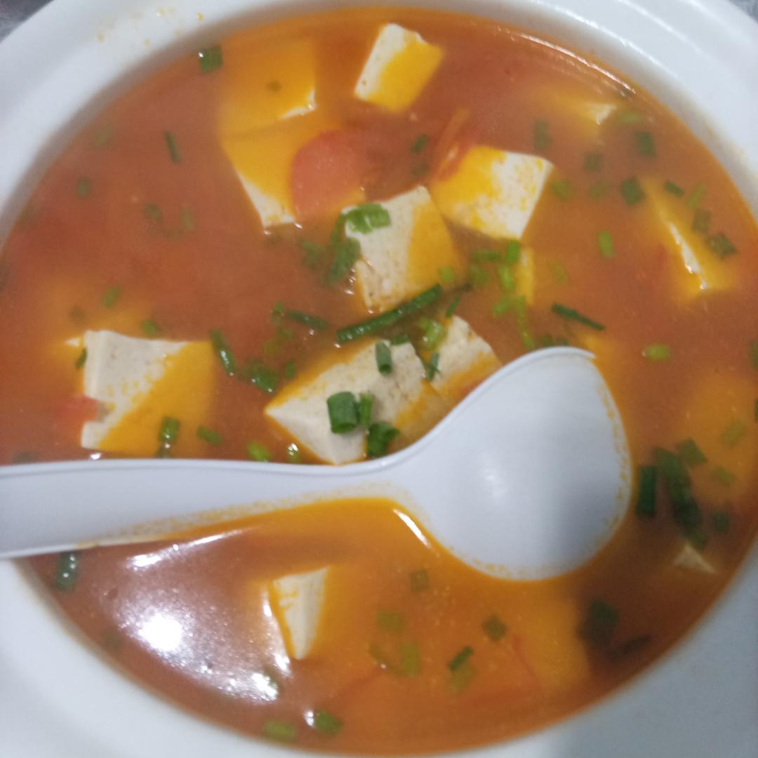番茄豆腐汤