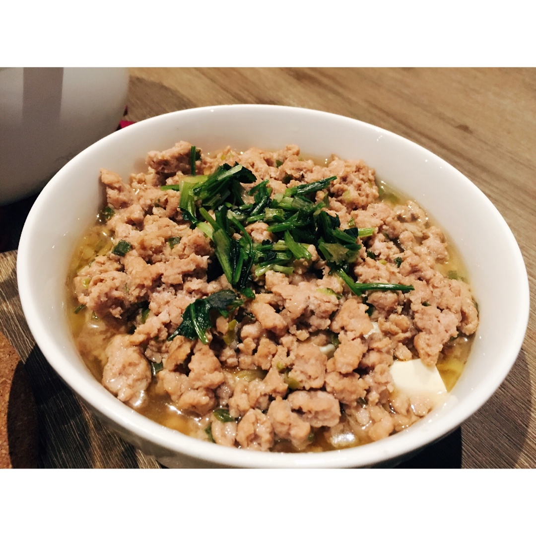 肉末蒸豆腐