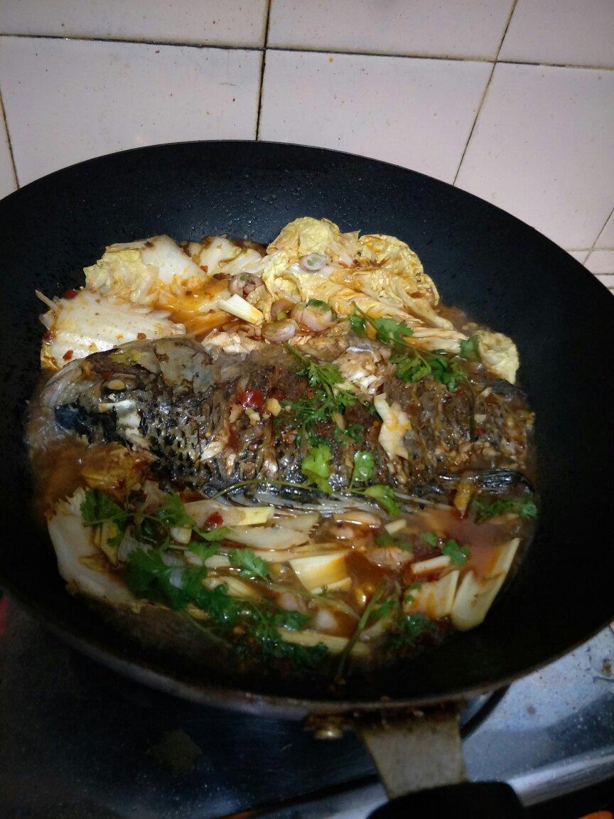 平底锅烤鱼（麻辣）