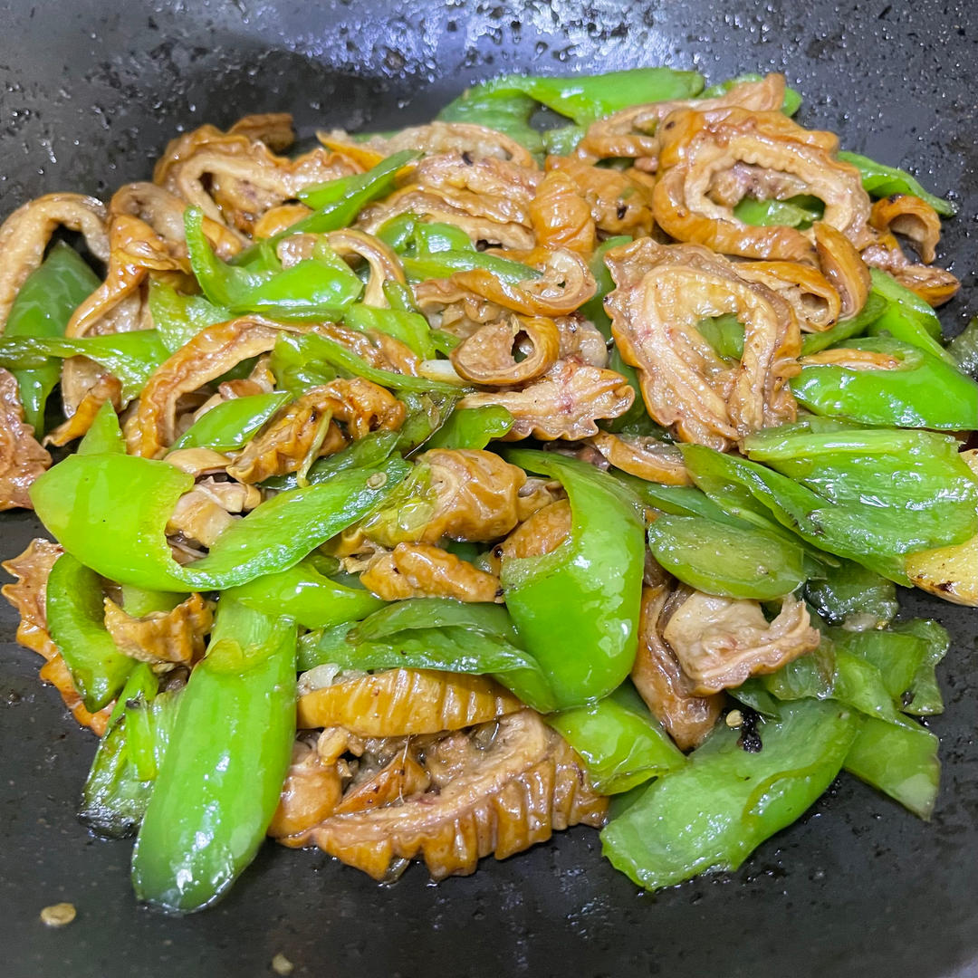 尖椒肥肠（快手菜）