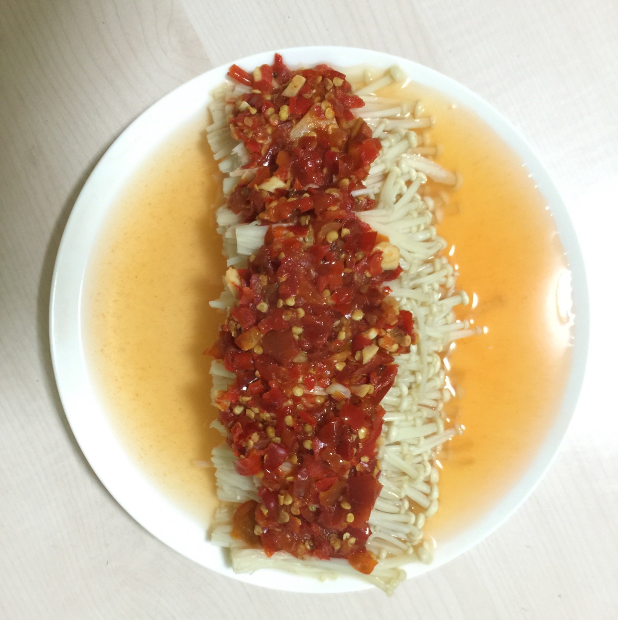剁椒金针菇