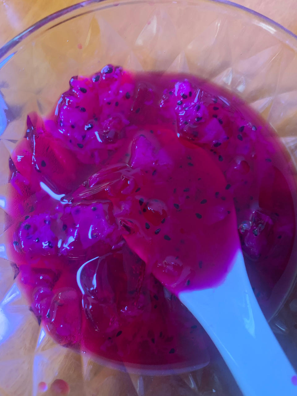 红芯火龙果果冻