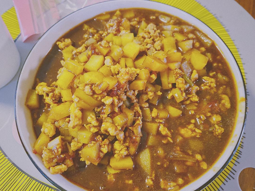 ㊙️香菇土豆肉沫拌饭❗️比外卖还好吃