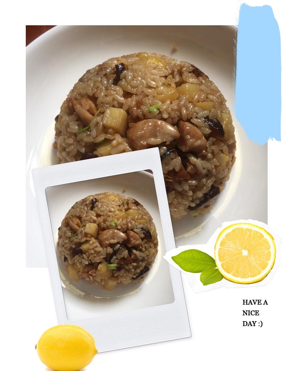 香菇鸡肉焖饭