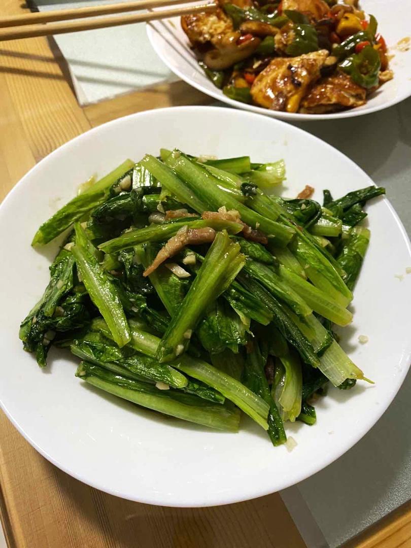 蒜蓉油麦菜（蚝油）