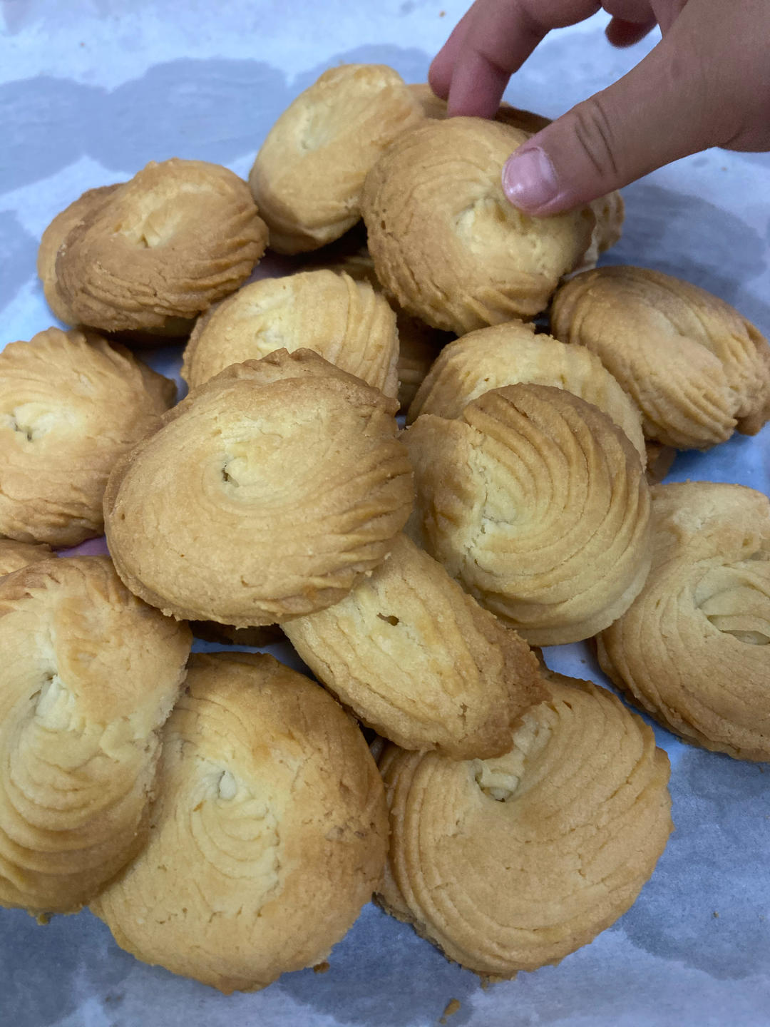 巨好吃0⃣️食材‼️酥到掉渣的淡奶油曲奇