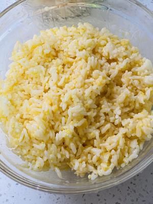 半蔬半米炒饭的做法 步骤3