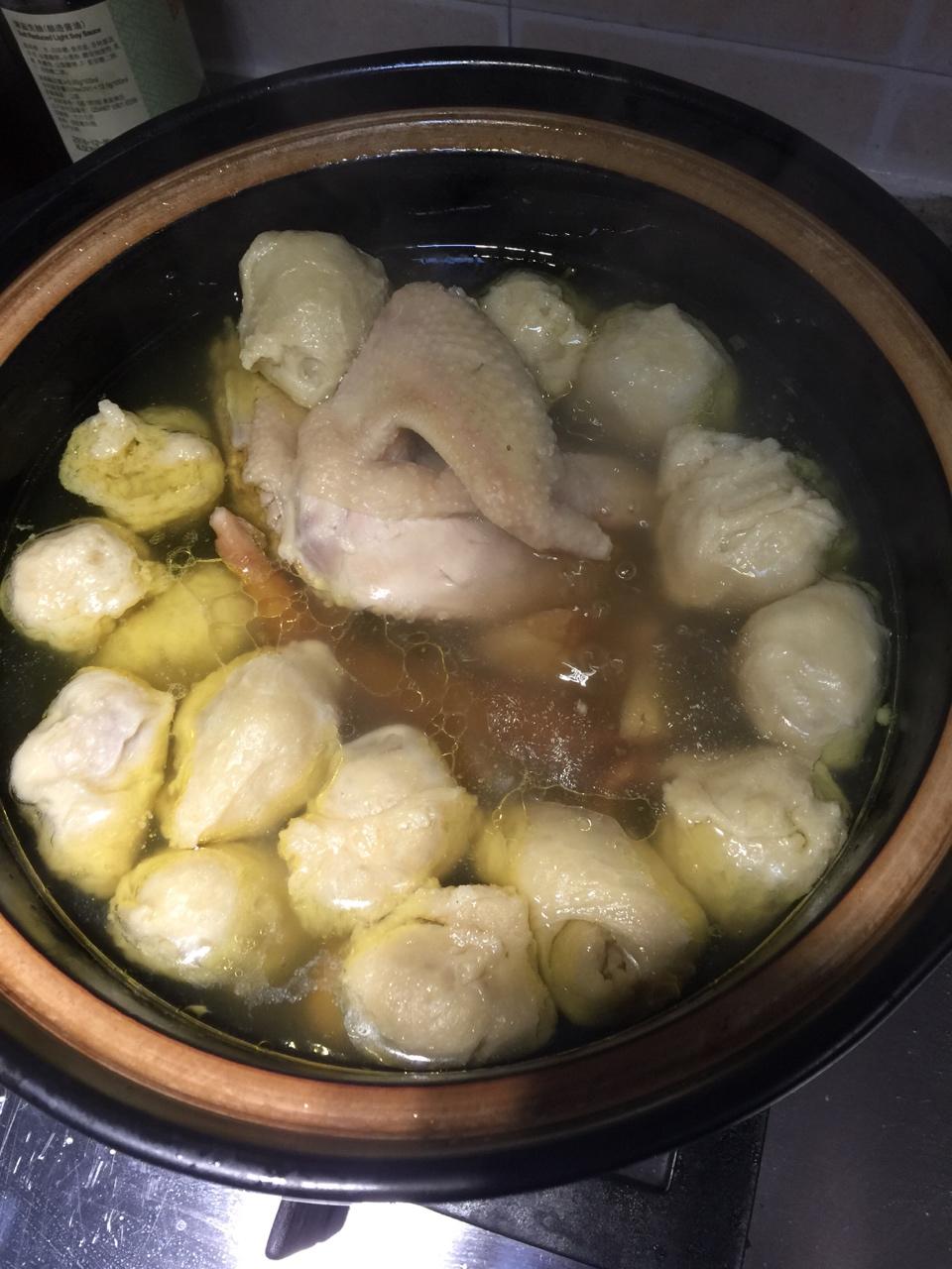 自制鸡汤面筋的做法