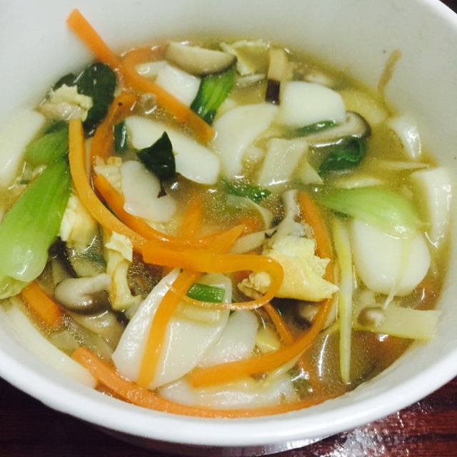 aran做的三鲜年糕汤