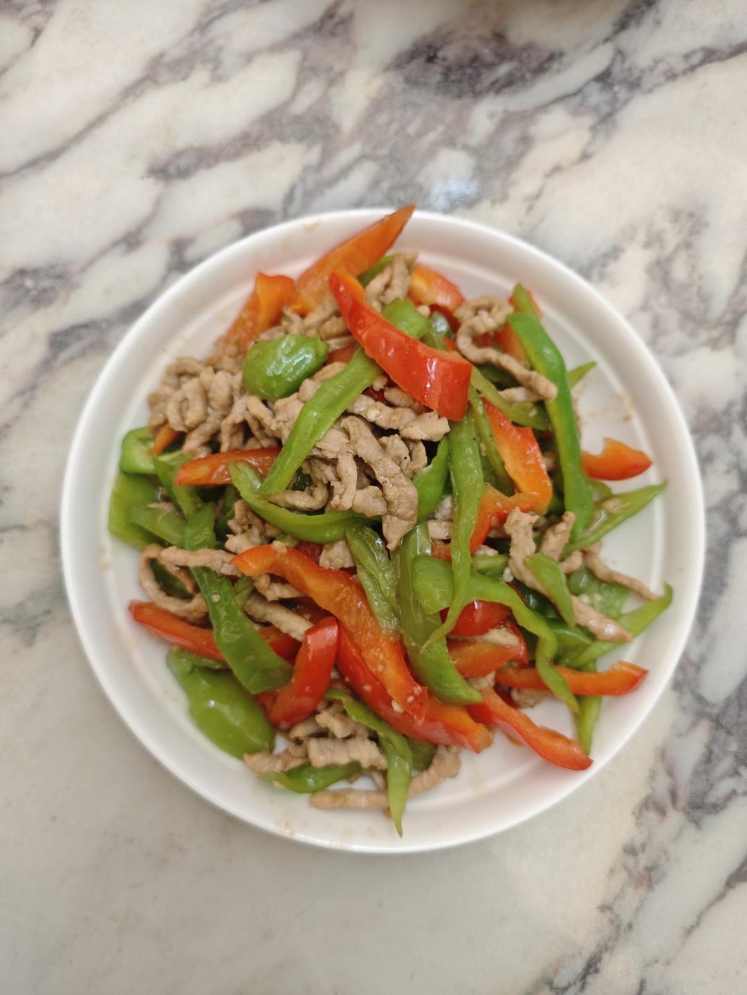 米饭杀手❗️超下饭的双椒炒肉丝