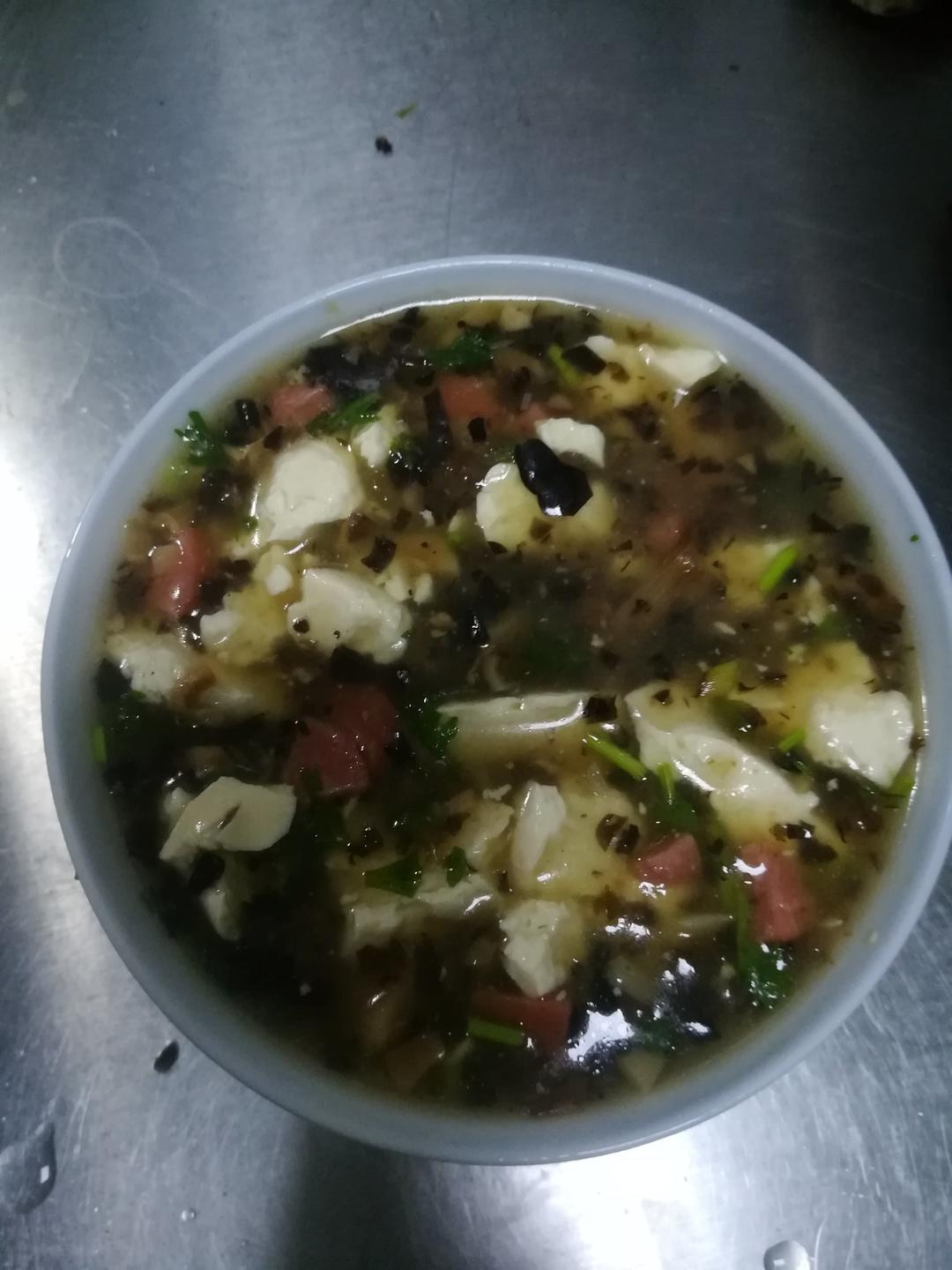 鲜香卤汁豆腐脑