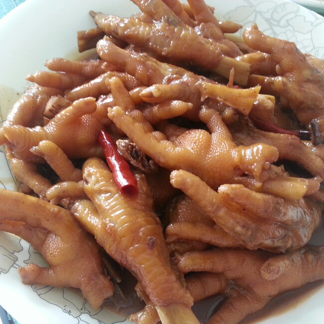 秘制红烧鸡爪