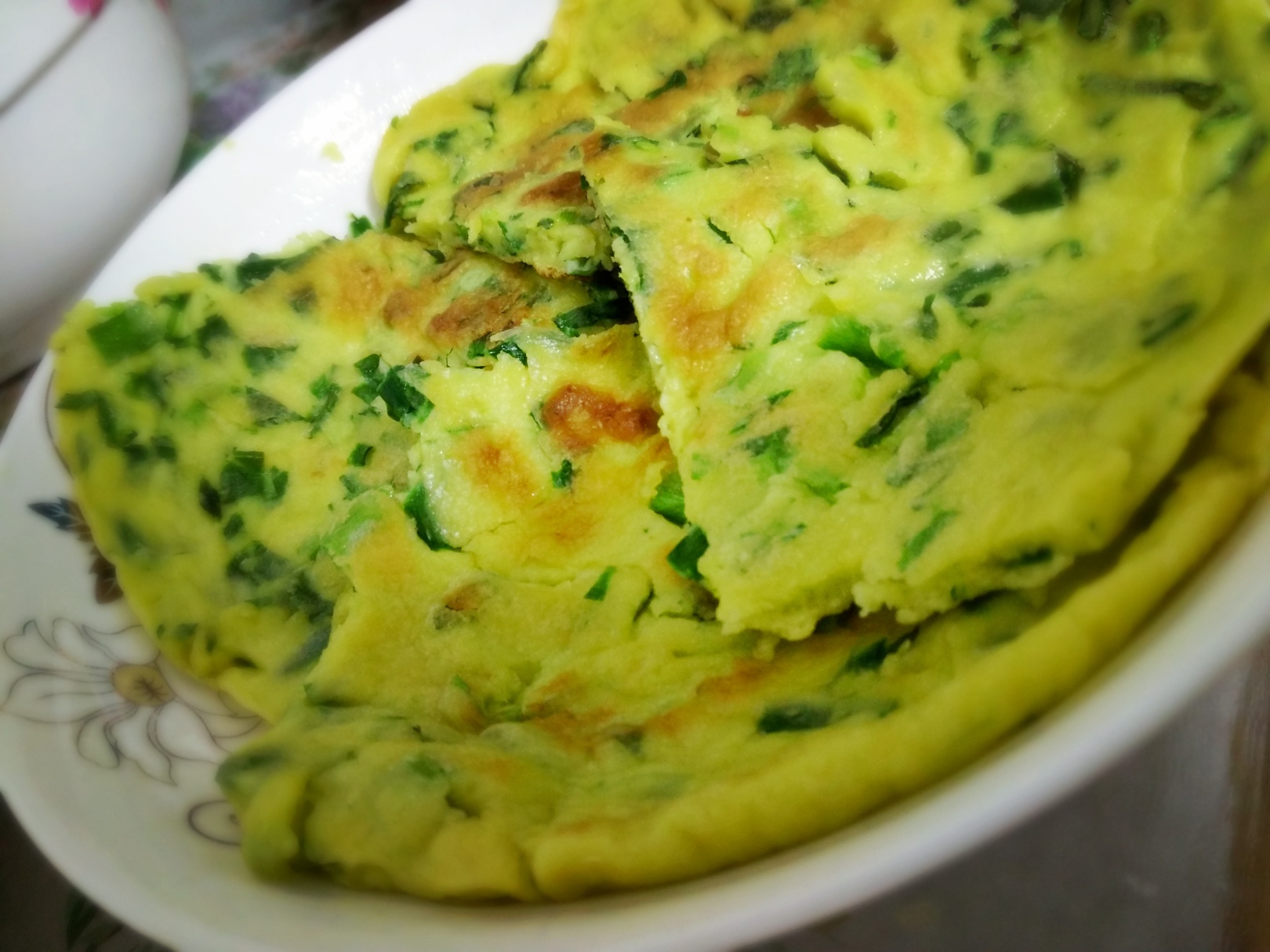 韭菜鸡蛋饼