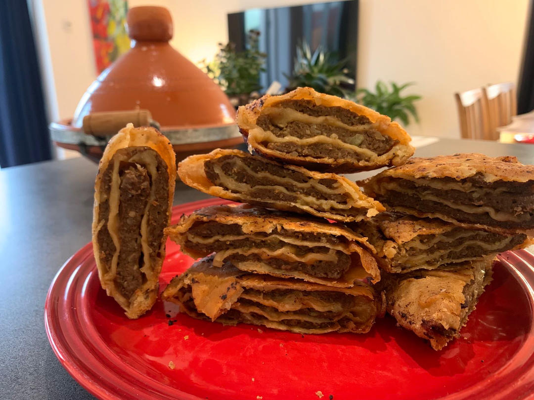 【千层牛肉饼】