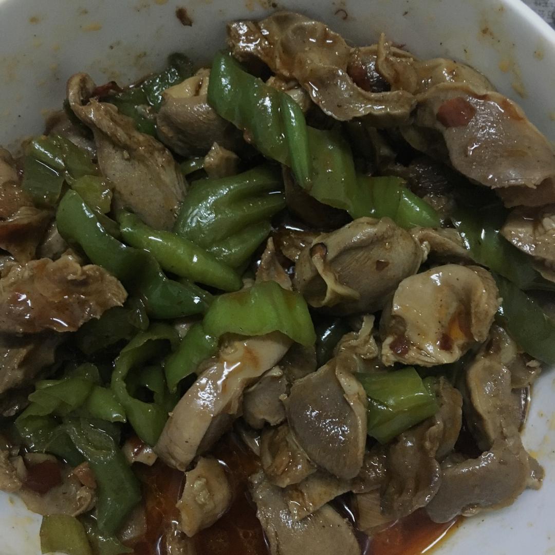 剁椒辣炒鸡胗