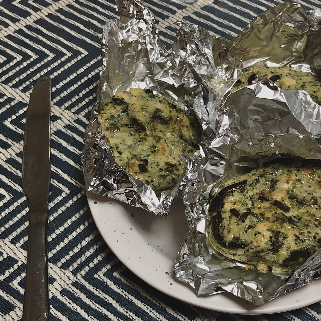 减肥餐：香煎鸡胸肉饼