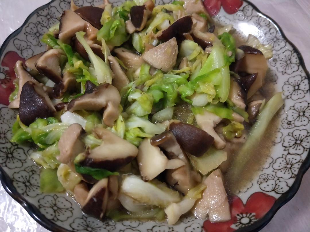 香菇卷心菜
