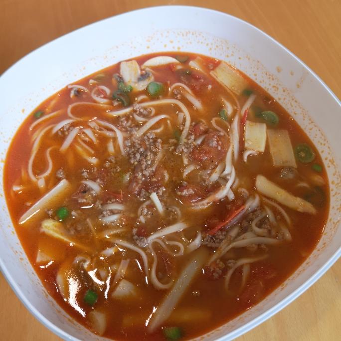 酸（辣）汤番茄肉末面条🍅🍜的做法