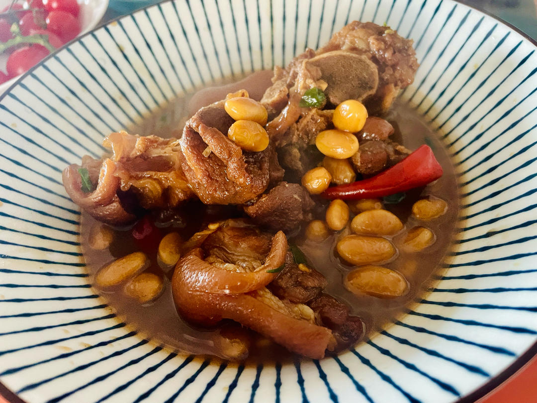 【黄豆炖猪蹄】高压锅（超详细食谱）