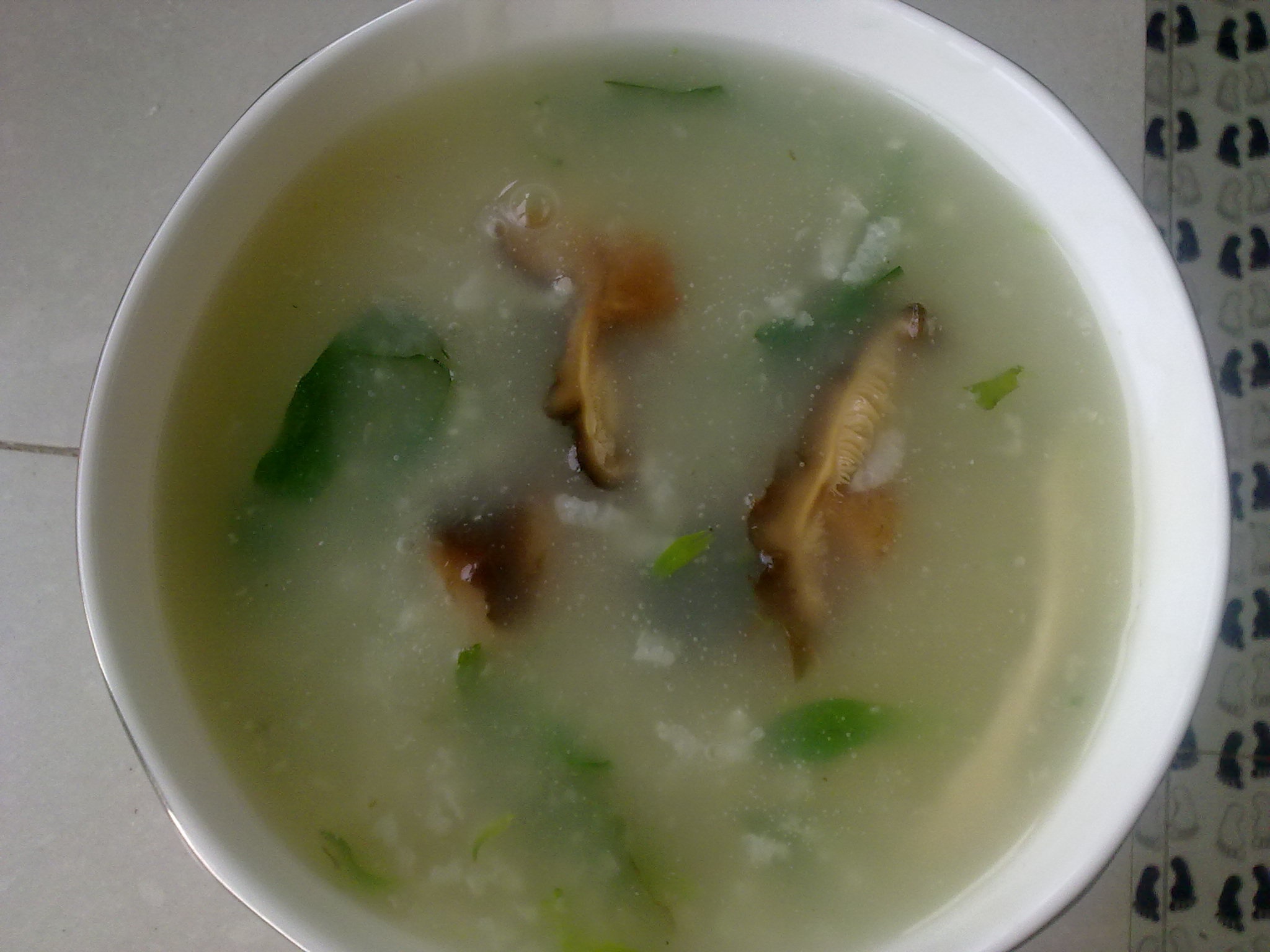 香菇鸡肉粥