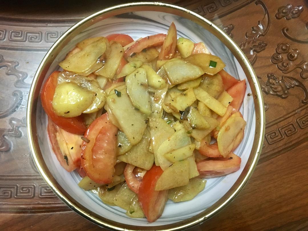 西红柿炒土豆