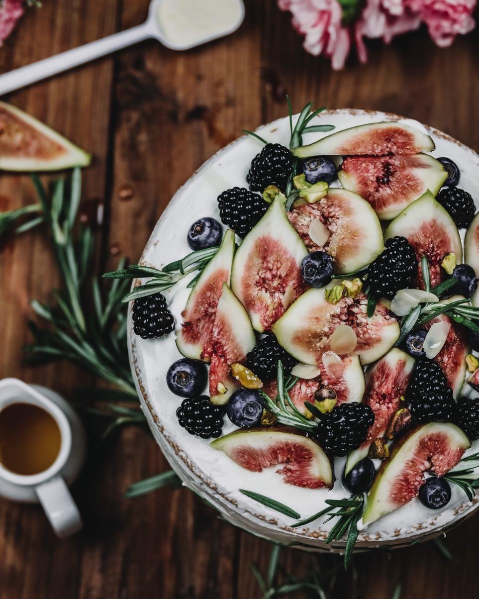 无花果奶油蛋糕