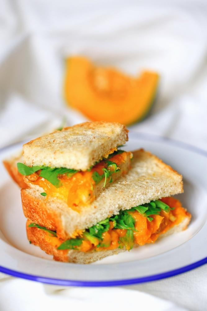 不一样的甜蜜,南瓜三明治的做法