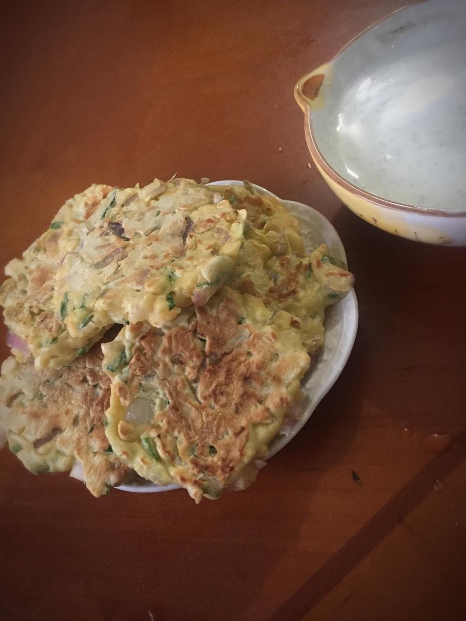 洋葱鸡蛋饼