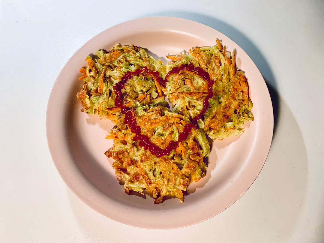 包菜蛋饼也太好吃了吧！！！吃撑才153大卡