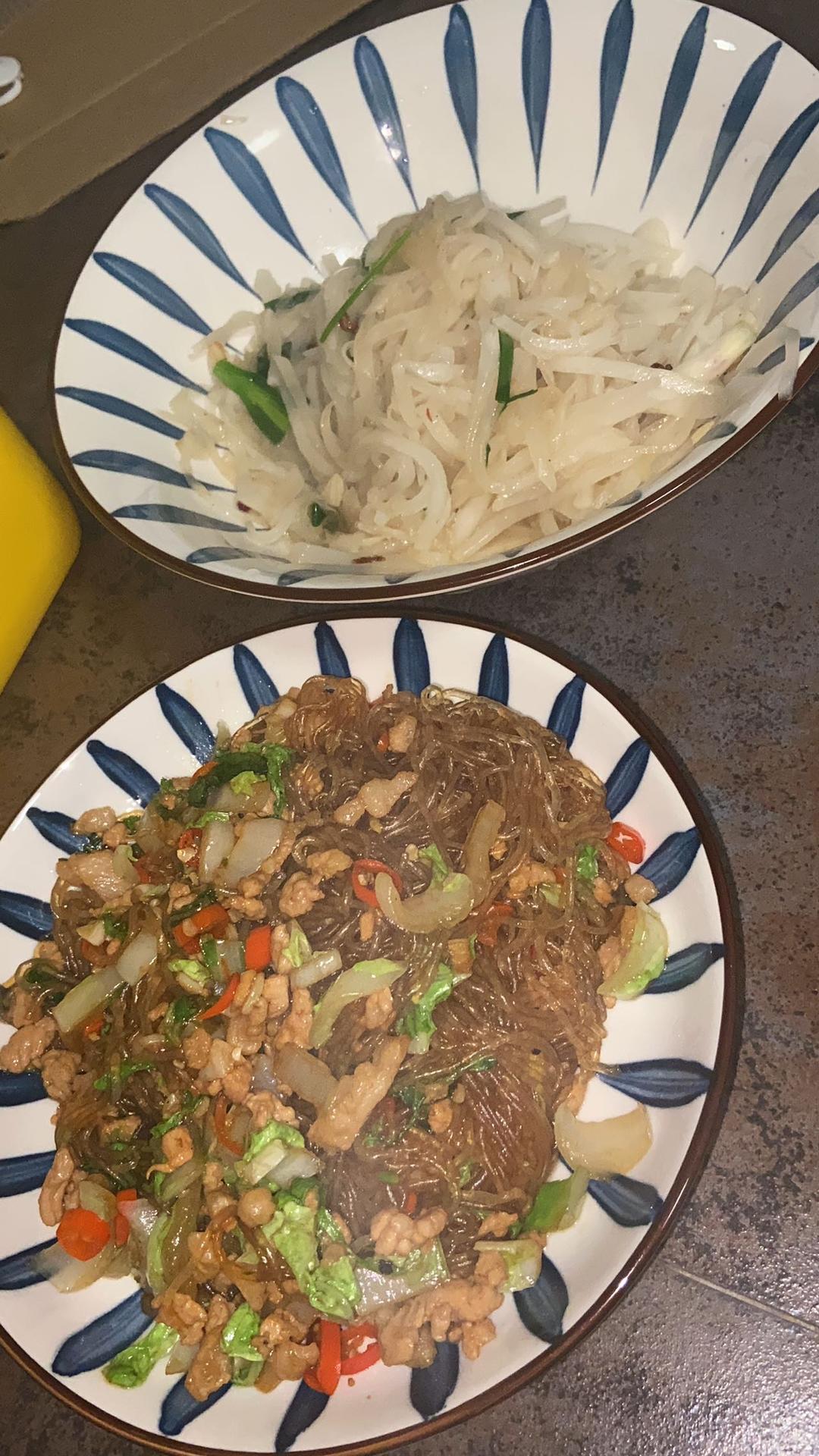 清香可口清炒白萝卜丝