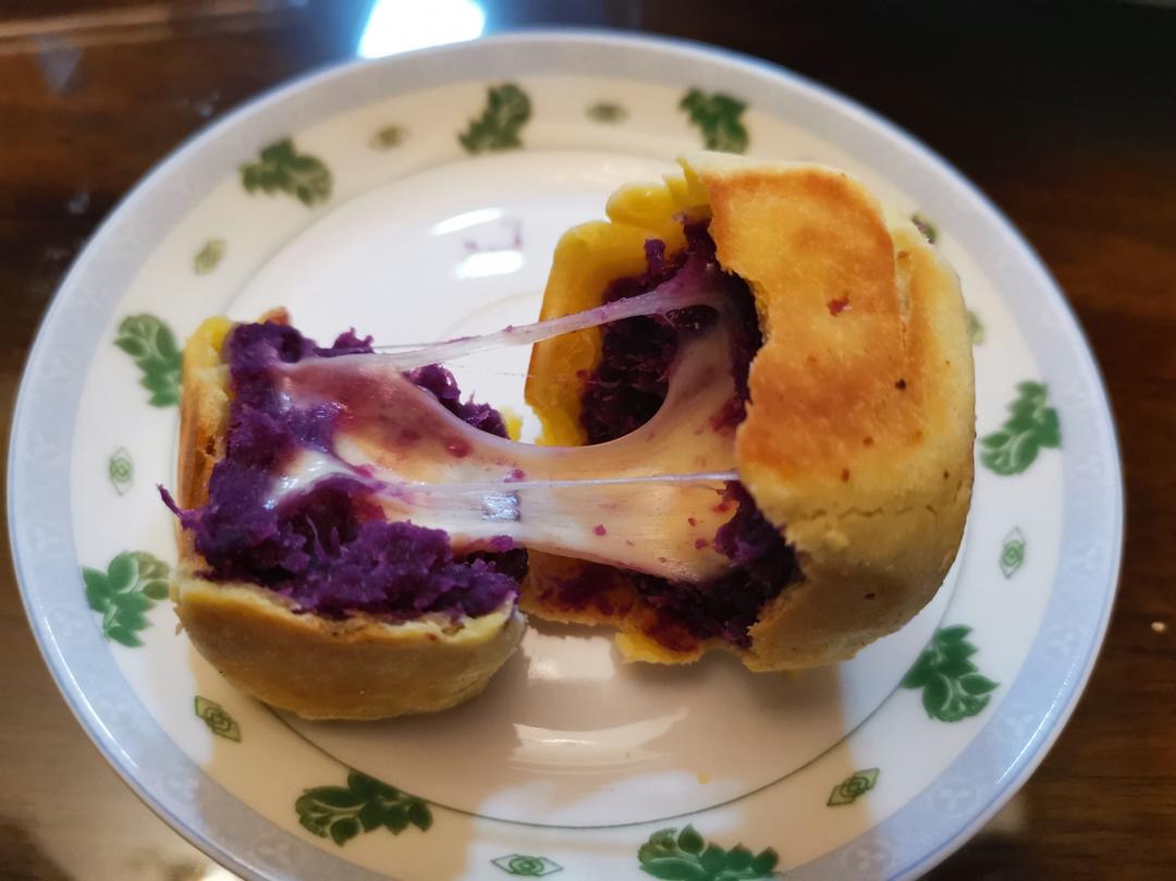 【爆浆紫薯仙豆糕】