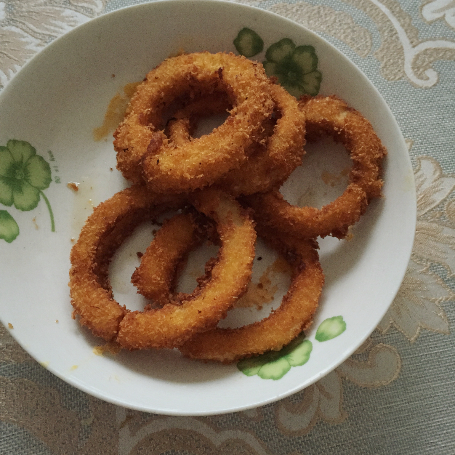 甜甜苹果圈。