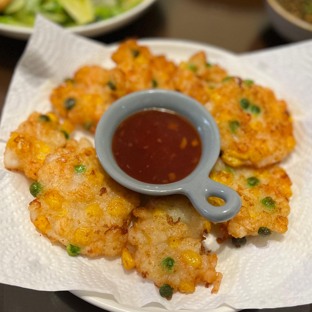 老少皆宜的虾饼，现在学晚上就能吃上！🍤