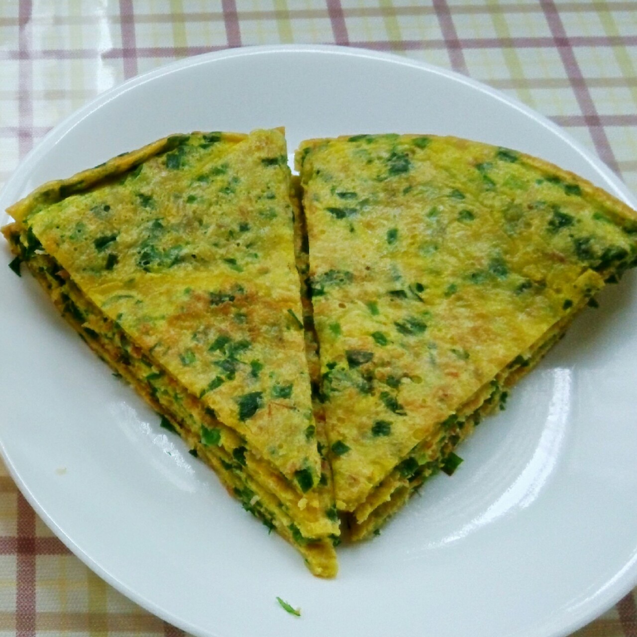 韭菜鸡蛋饼