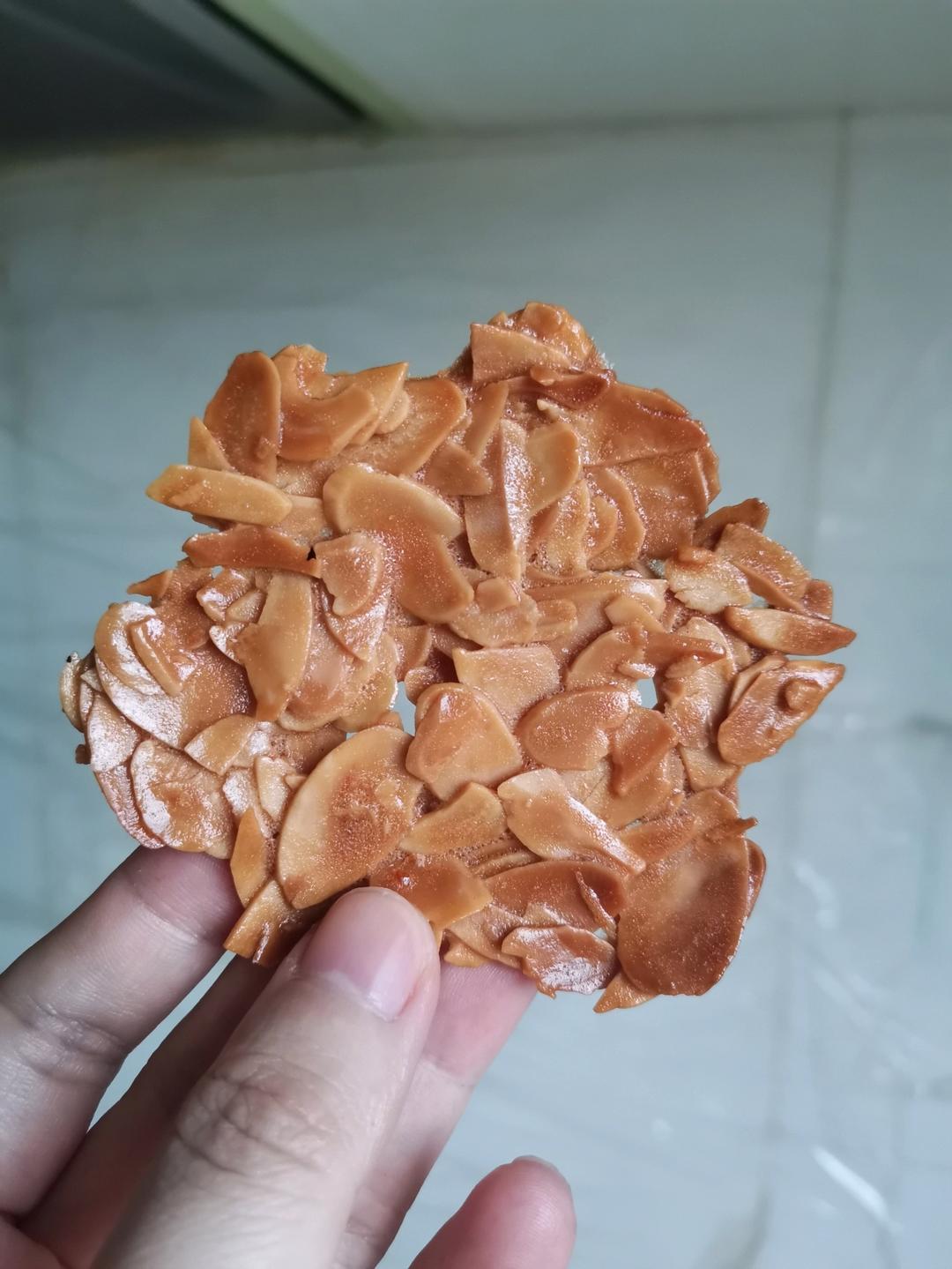 嘎嘣脆倍儿香的～杏仁瓦片脆